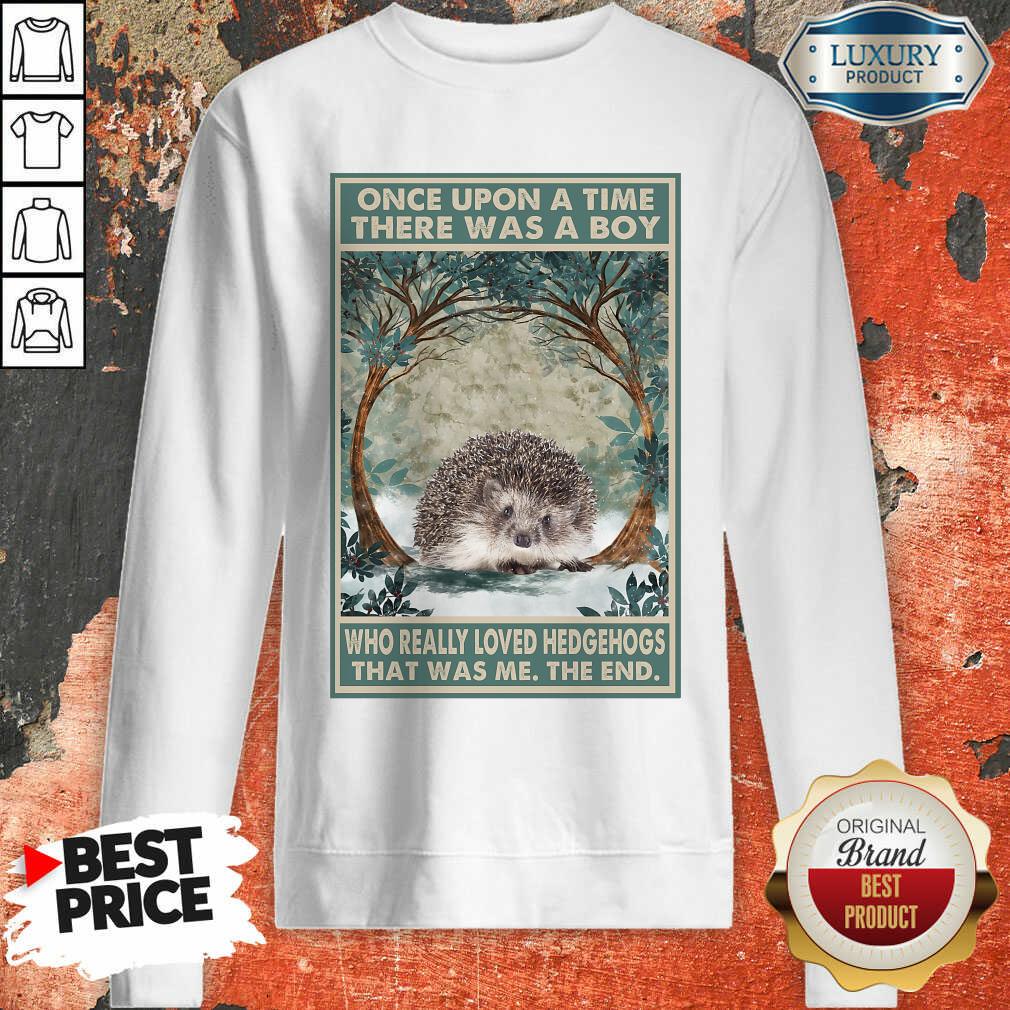 Happy Hedgehog Once Upon A Time Boy Vertical Poster Shirt