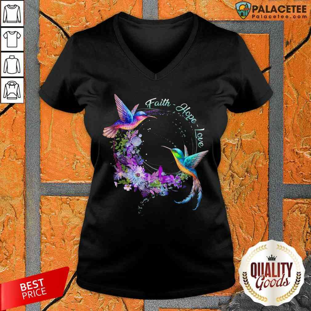 Happy Humming Birds Faith Hope Love Shirt
