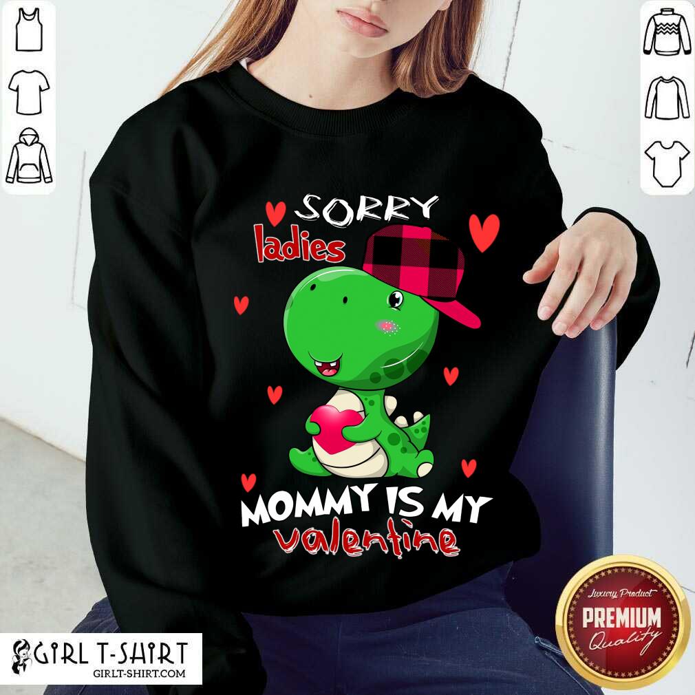 Happy Kids Valentines Day Boys Mommy Is My Valentine Dino T Rex Shirt