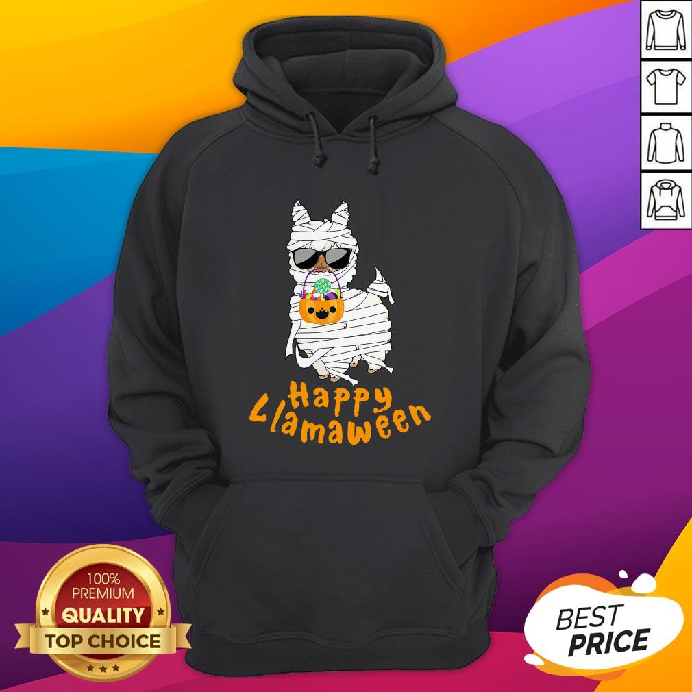 Happy Llamaween Funny Llama Halloween Costume T-Shirt