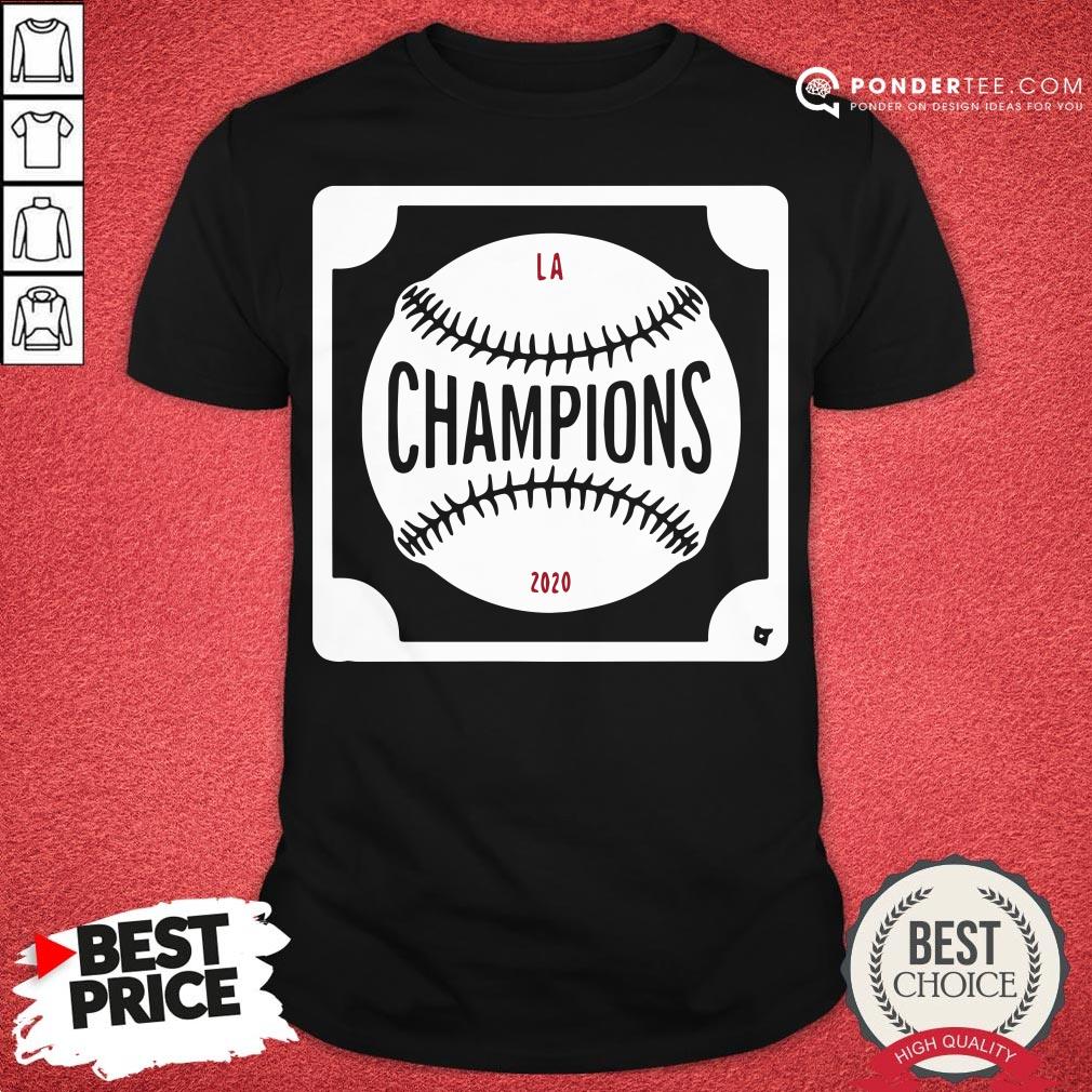 Happy Los Angeles Dodgers Champions 2020 Shirt
