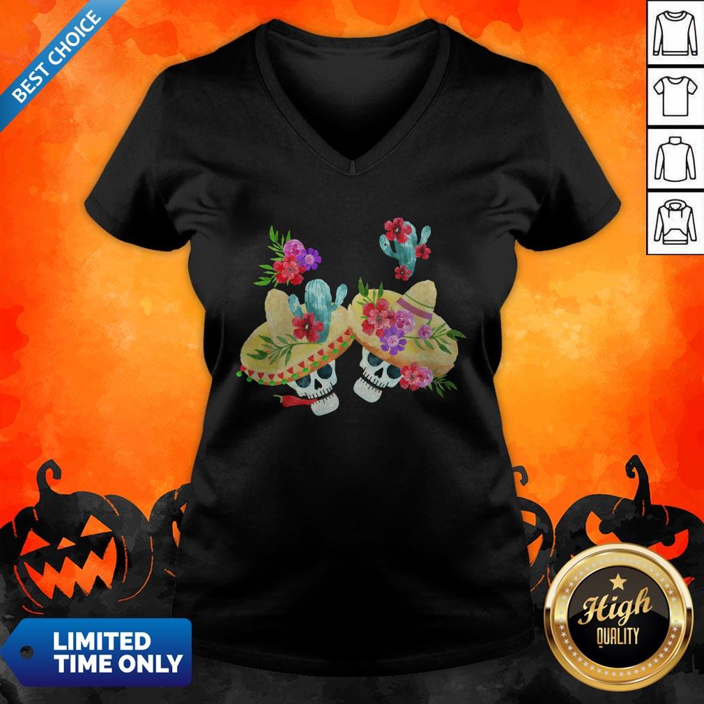 Happy Mexican Holiday Sugar Skull Day Of Dead Shirt