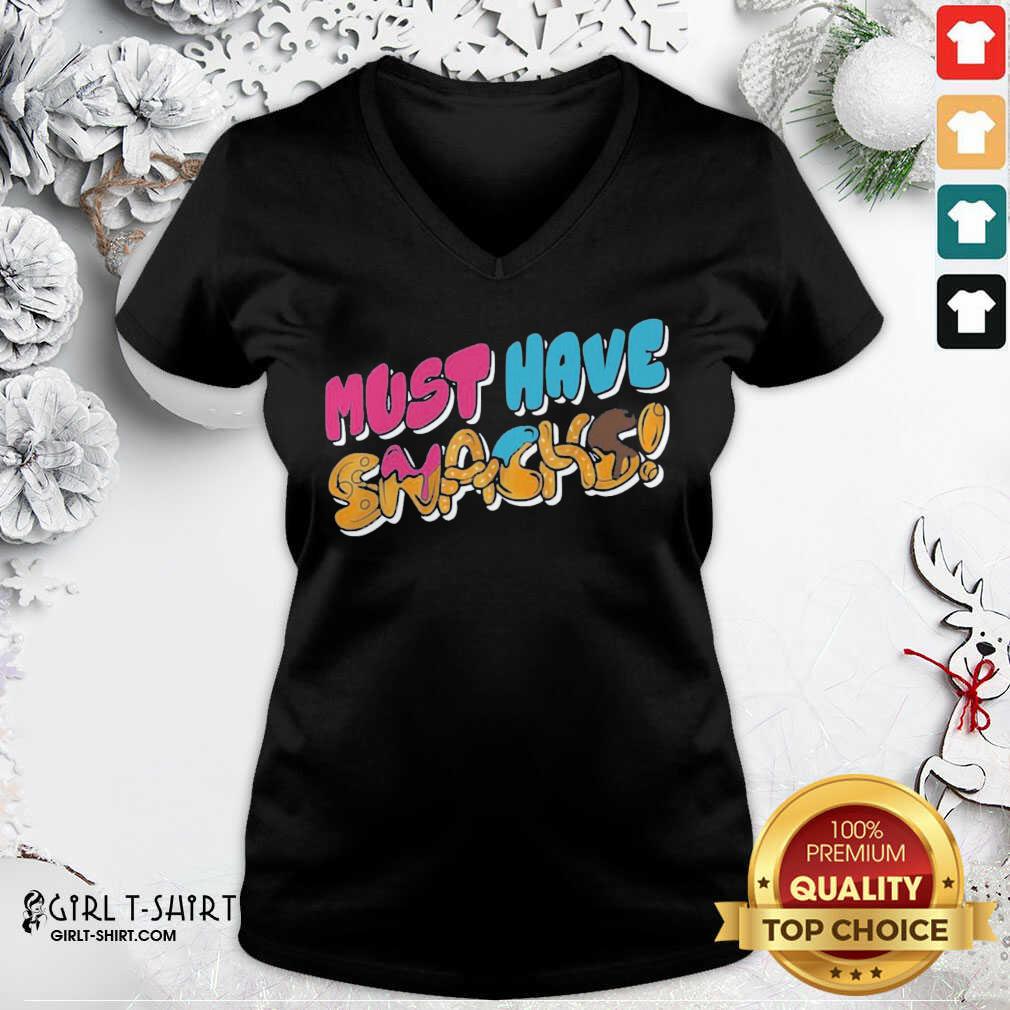 Happy Morejstu Merch Jstu Must Have Snacks Shirt
