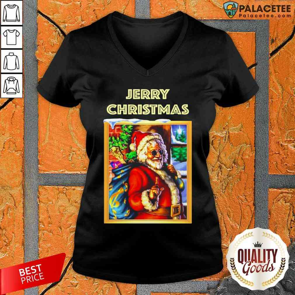 Happy Santa Claus Jerry Christmas Shirt