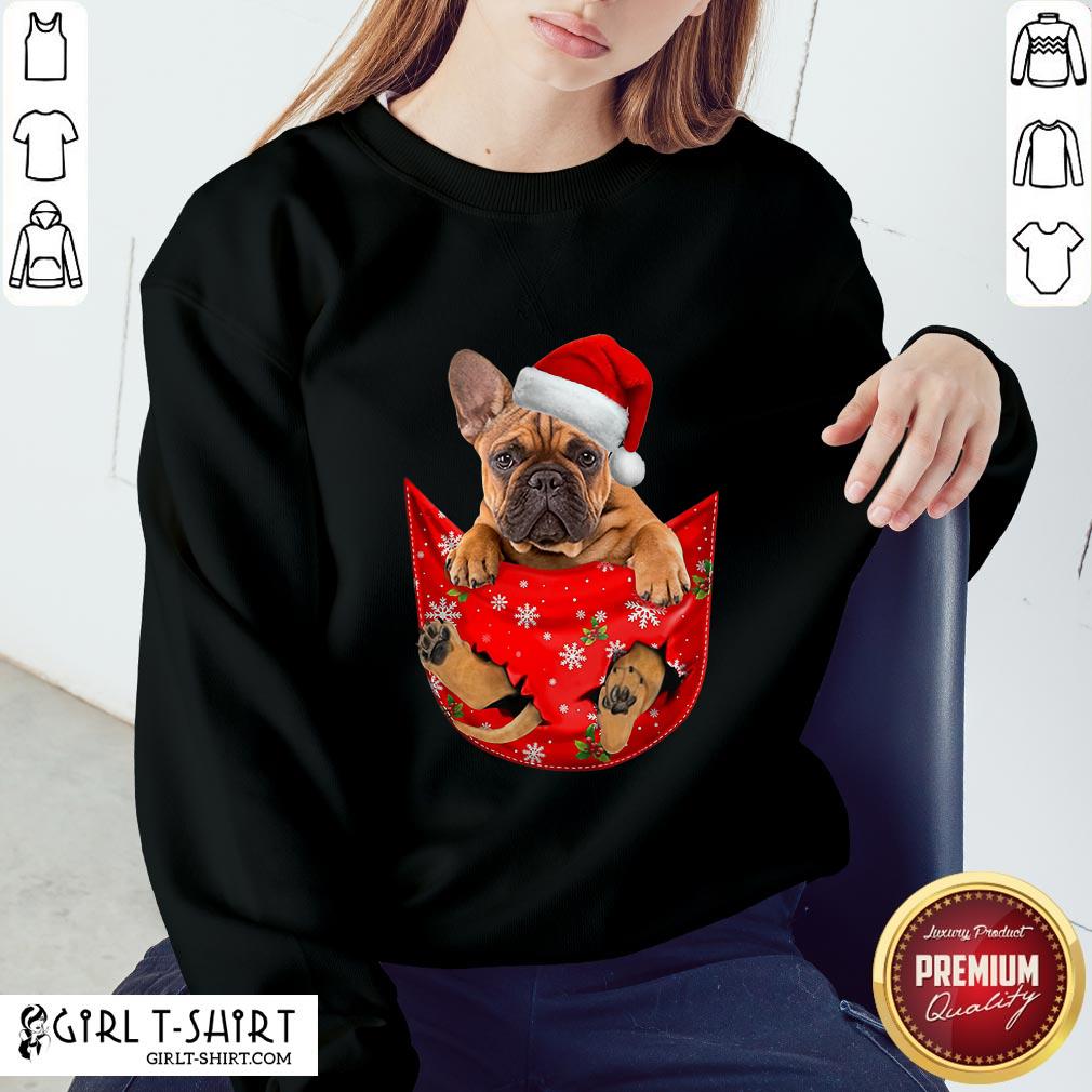 Happy Santa French Bulldog Merry Christmas Shirt