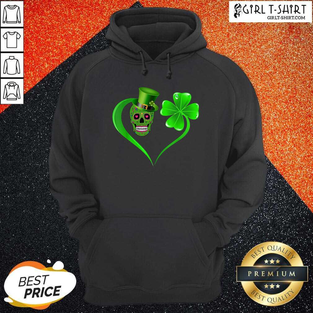 Happy Skull Heart Patricks Day Shirt