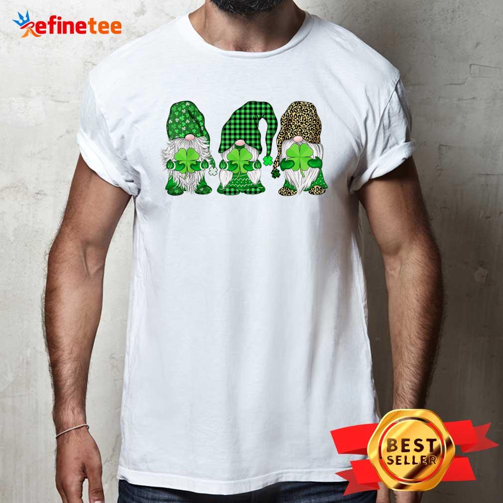 Happy St Patrick's Day Three Gnomes Shirt