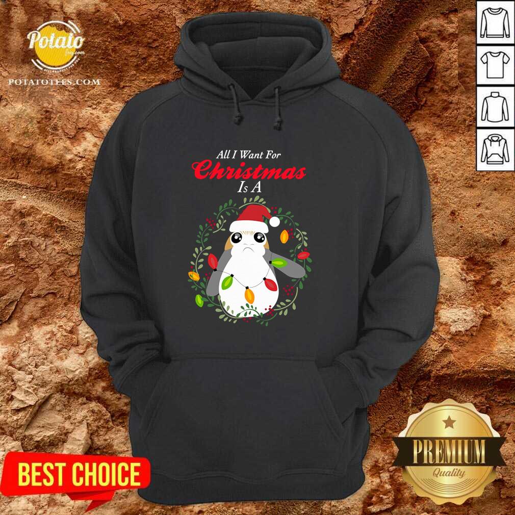 Happy Star Wars Porg All I Want Christmas Shirt