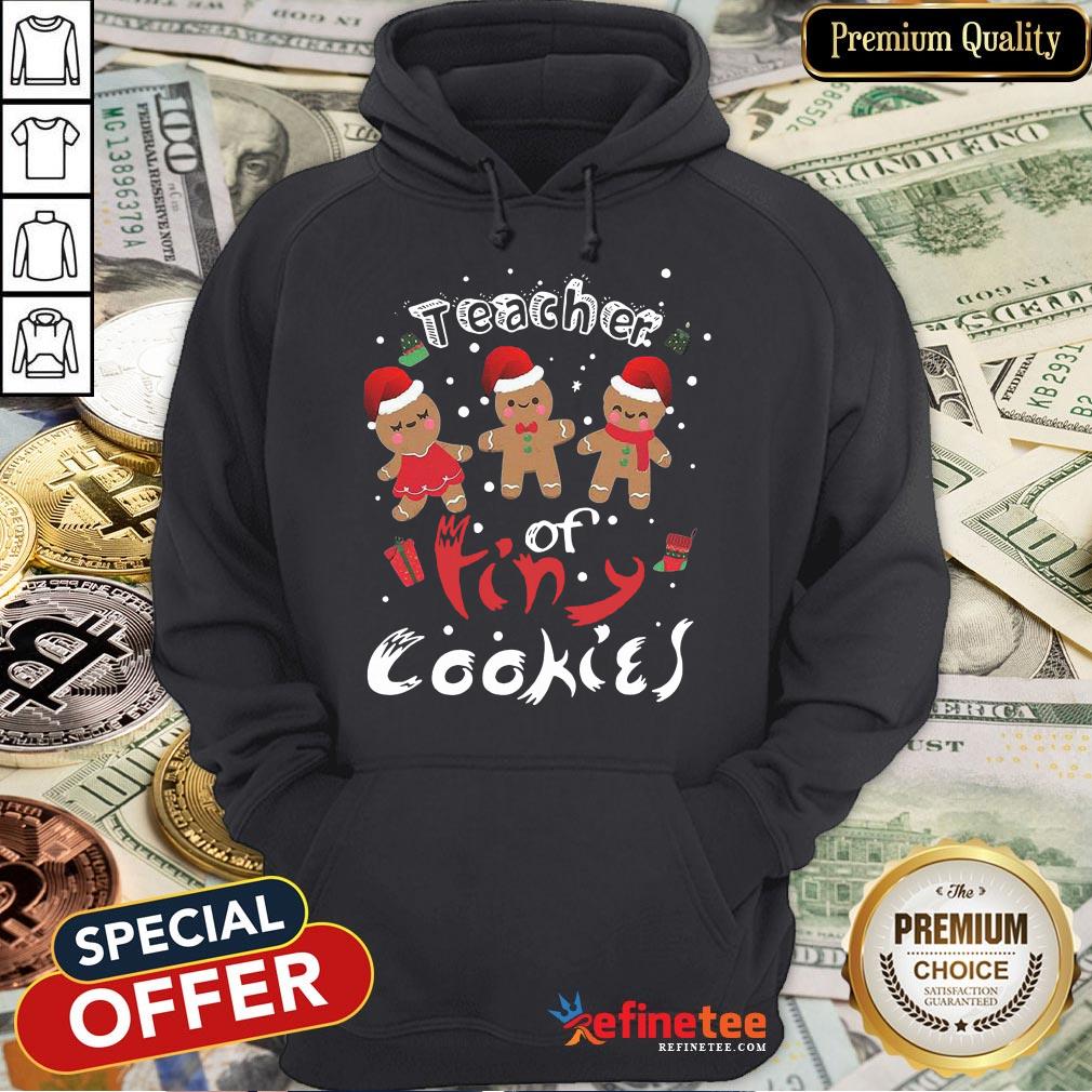Happy Teacher Christmas Tiny Cookies Shirt