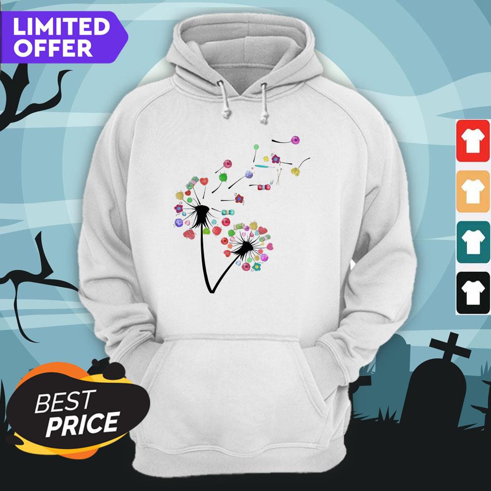 Happy Wool Dandelion Flower Shirt