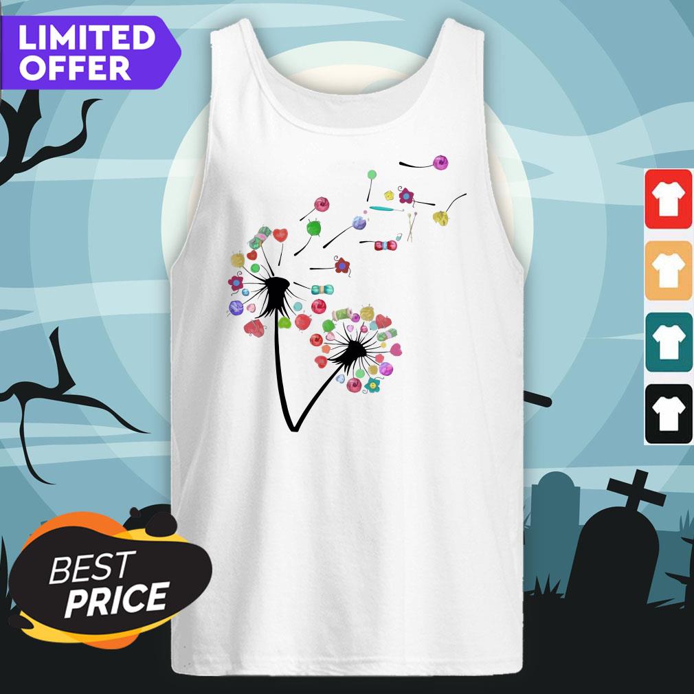 Happy Wool Dandelion Flower Shirt