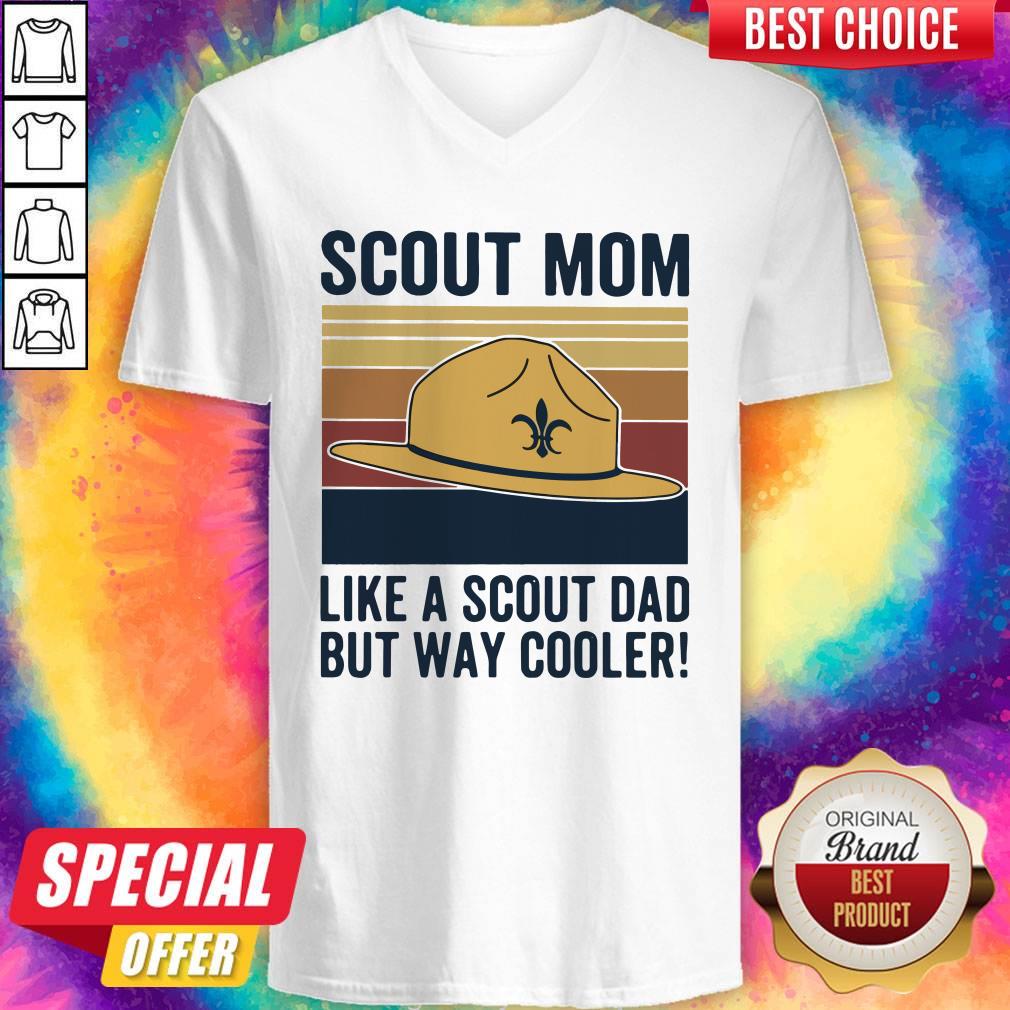 Hat Clipart Scout Mom Like A Scout Dad But Way Cooler Vintage Shirt