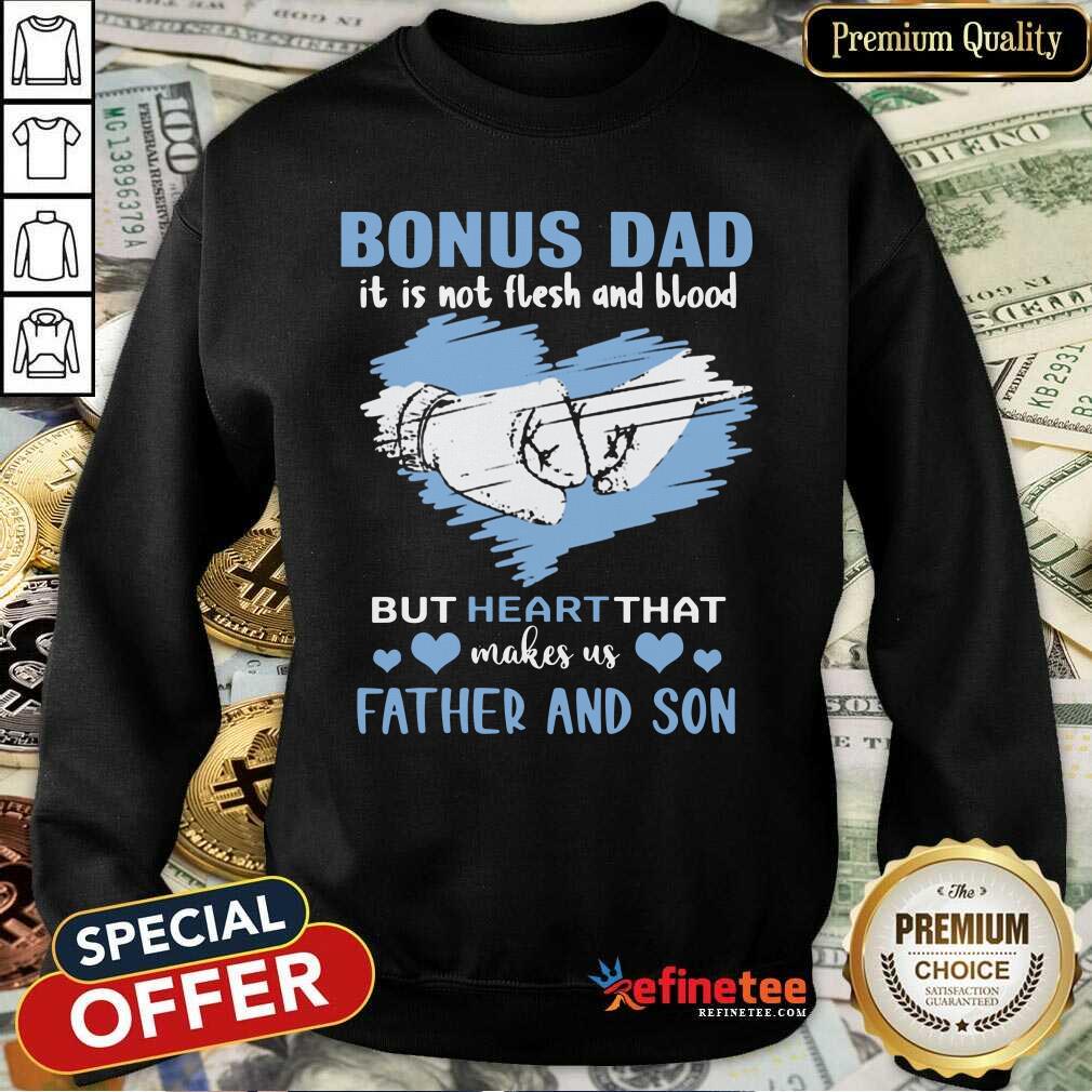 Heart Bonus Dad Father And Son Shirt
