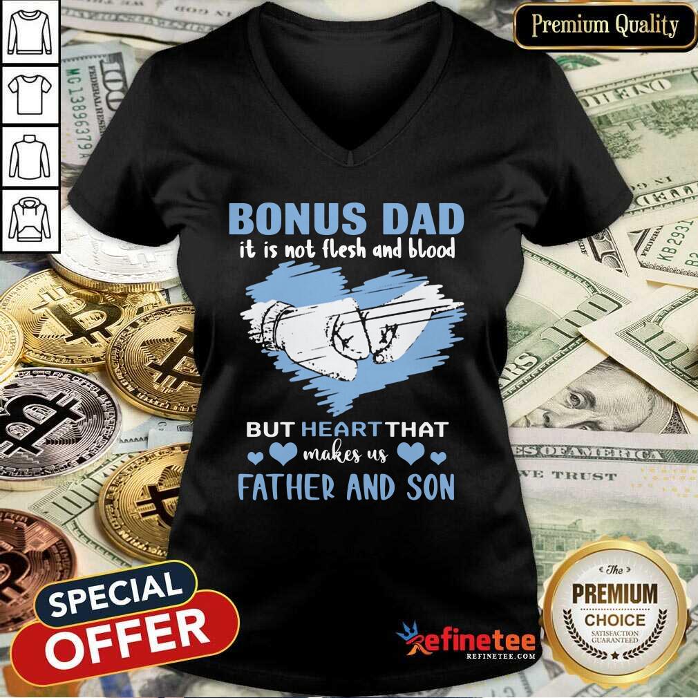 Heart Bonus Dad Father And Son Shirt
