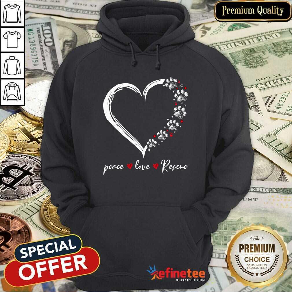 Heart Peace Love Rescue Shirt