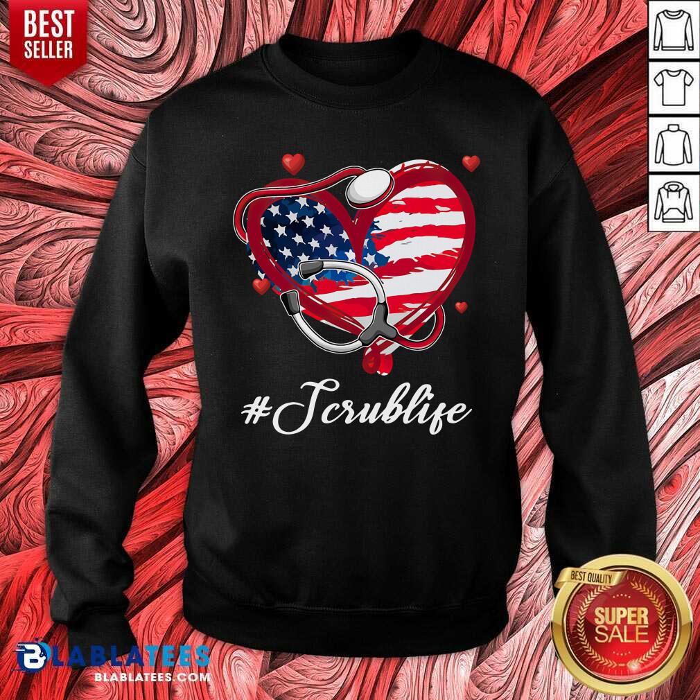 Heart Stethoscope Scrub Life Shirt