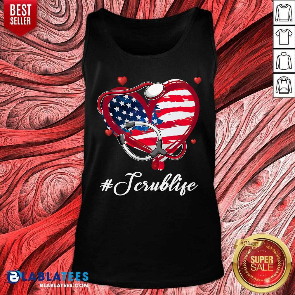 Heart Stethoscope Scrub Life Shirt