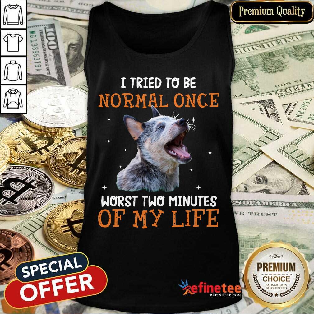 Heeler I Tried To Be Normal Once Worst Two Minutes Of My Life Shirt