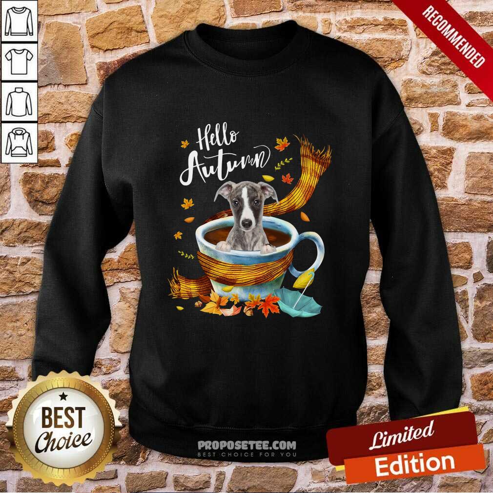 Hello Autumn Whipped Dog Coffee Shirt