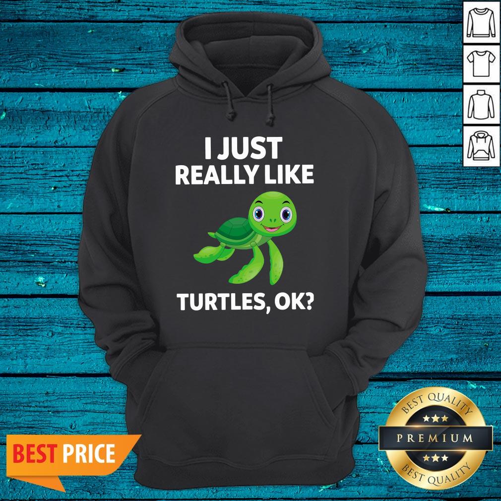 High Quality I Just Really Like Turtles Ok Shirt