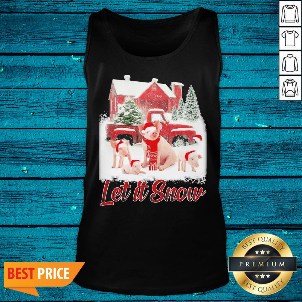 High Quality Pigs Let It Snow Christmas Shirt
