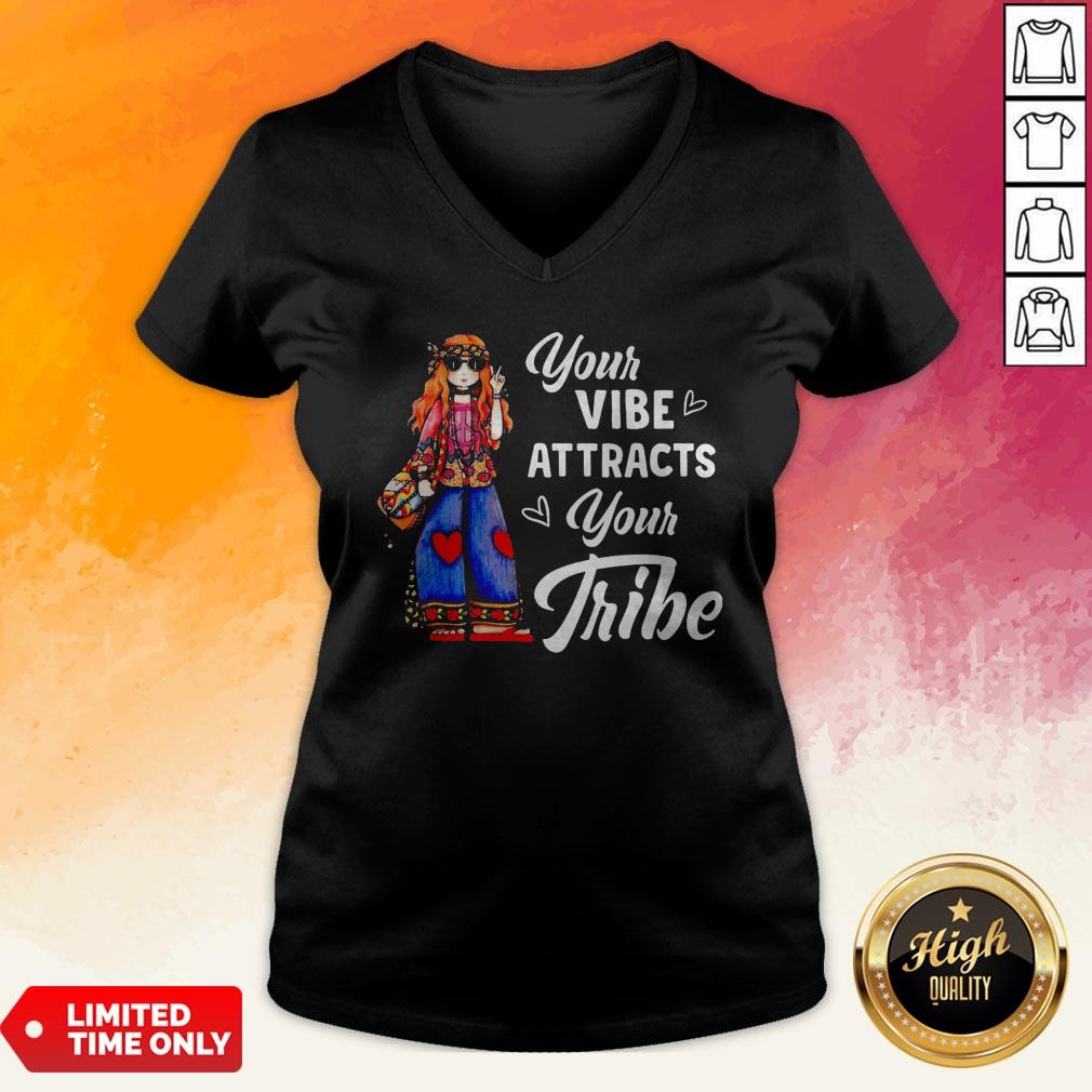 hippie-girl-your-vibe-attracts-your-tribe-v-neck.jpg