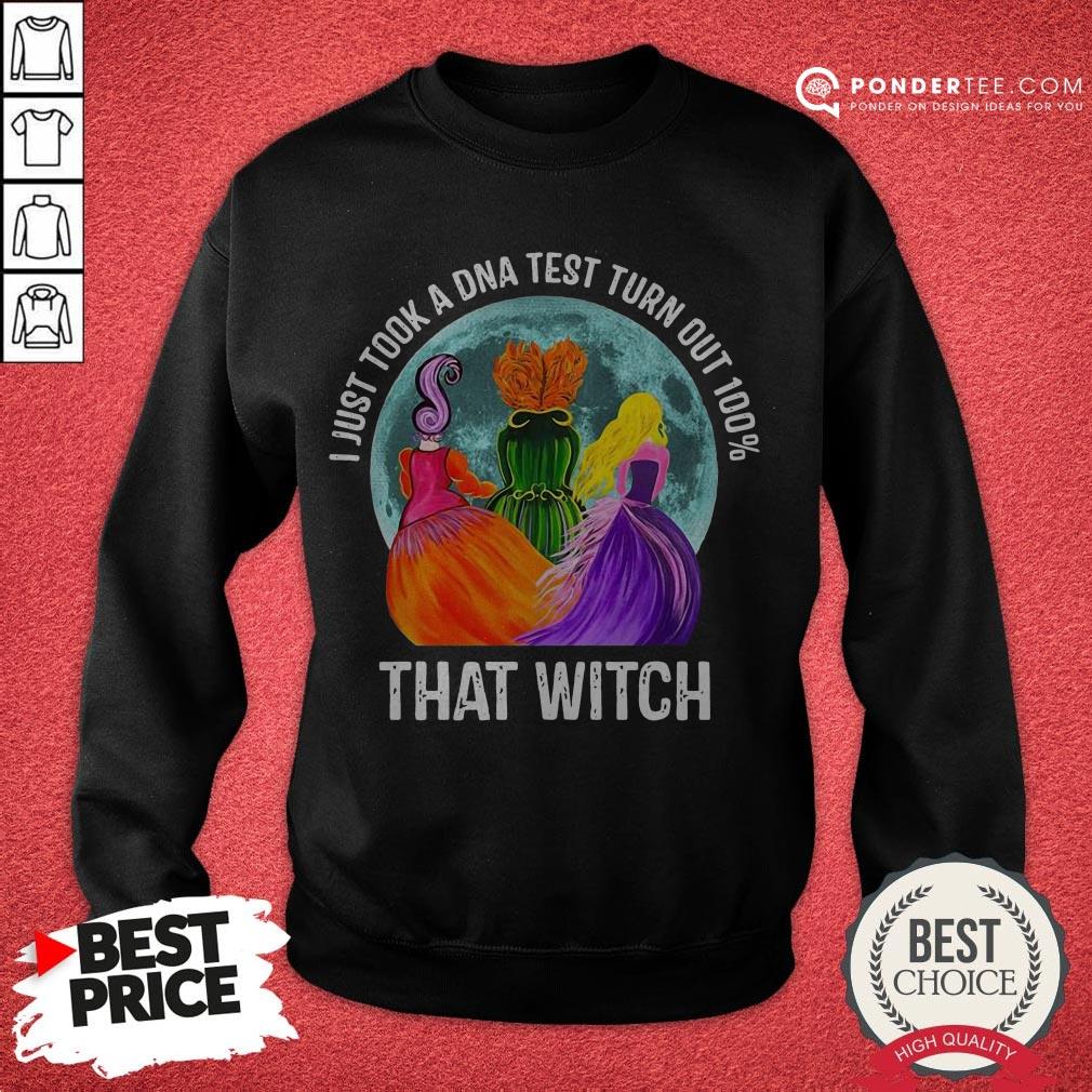 Hocus Pocus I Just Took A DNA Test Turn Out 100 That Witch Halloween Shirt