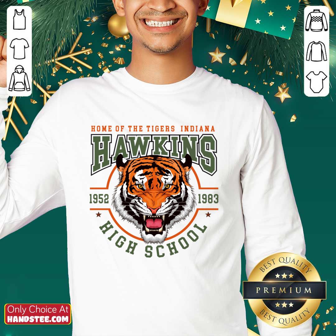 Home Of The Tigers Indiana Hawkins 1952 1983 High School Shirt