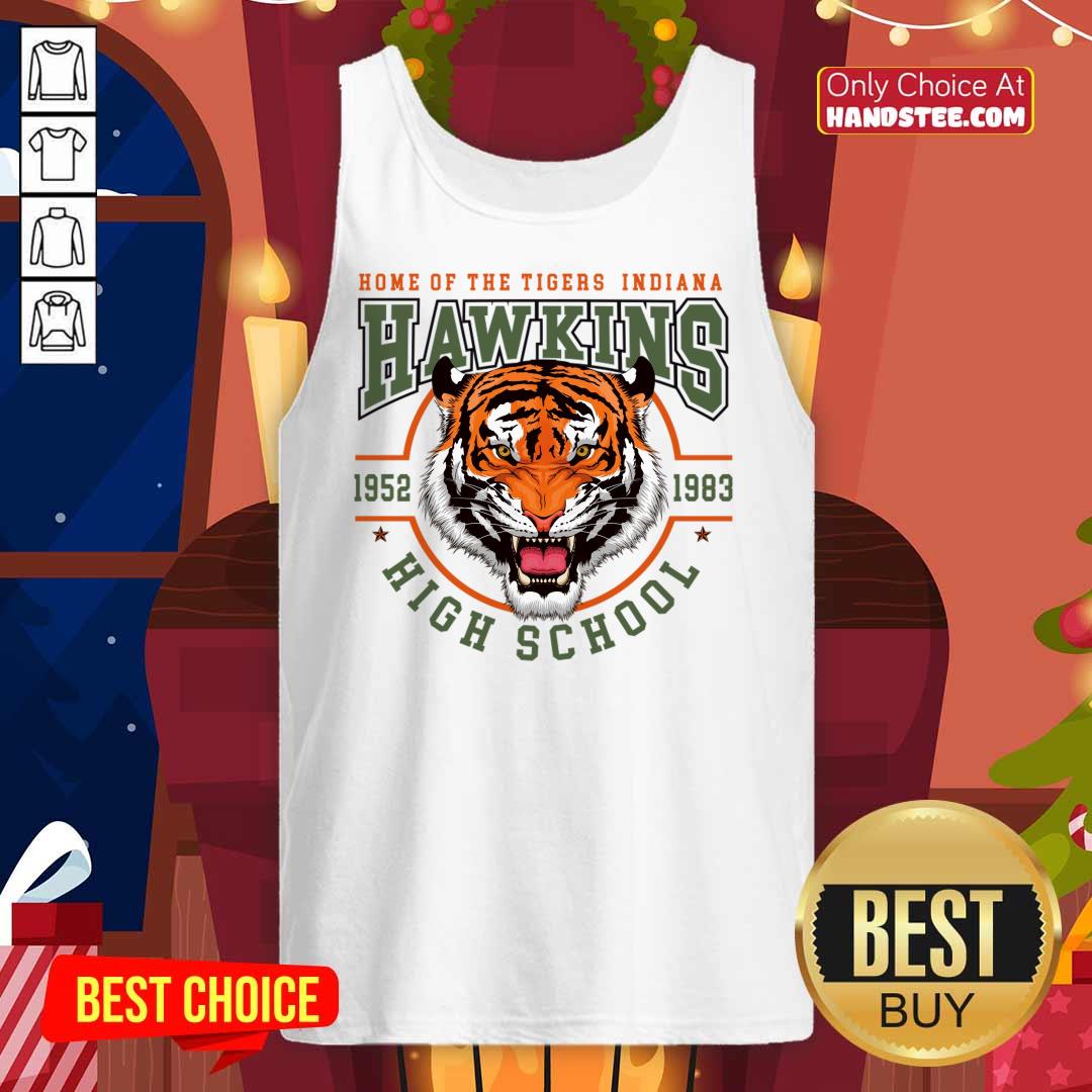 Home Of The Tigers Indiana Hawkins 1952 1983 High School Shirt