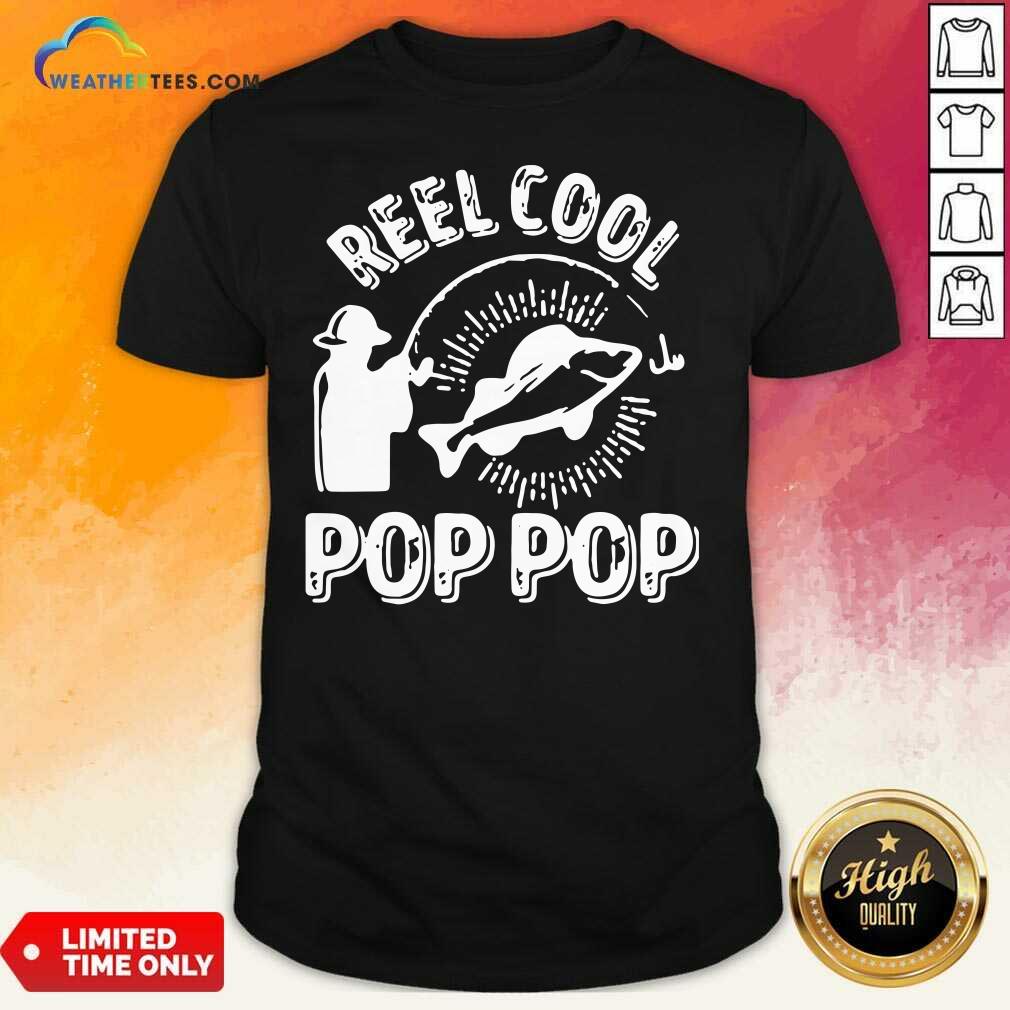 Honey Reel Cool Pop Pop Shirt Fisherman Christmas Fathers Day Shirt