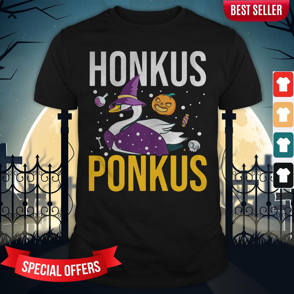 Honkus Ponkus Shirt Funny Halloween Witches Duck Gifts Shirt