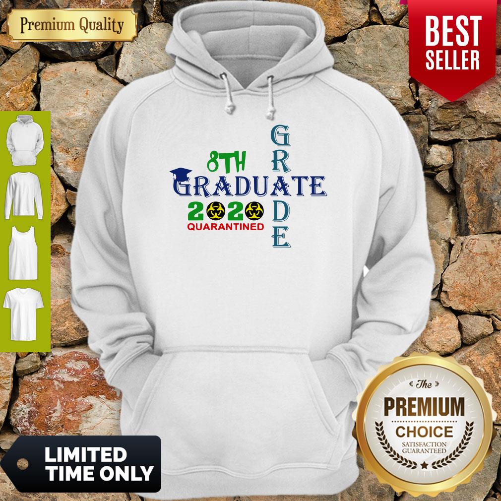 Premium 8th Grade Graduation 2020 Quarantine Cross Shirt