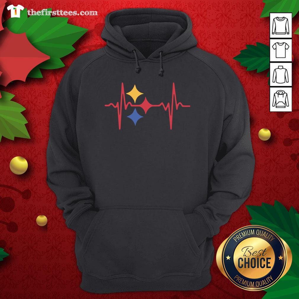 Colorful Heartbeat Pittsburgh Steelers Shirt