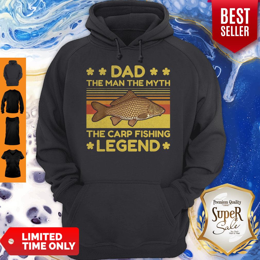 Pretty Dad The Man The Myth The Carp Fishing Legend Vintage Shirt
