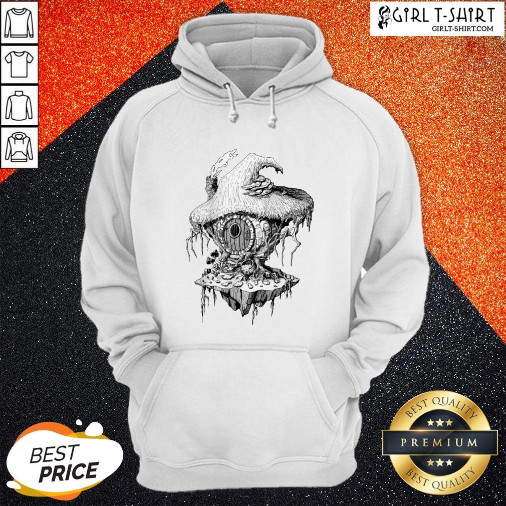 Hope Witchs Hut Hovel Castle Medieval Surreal Series Inkomancer Shirt