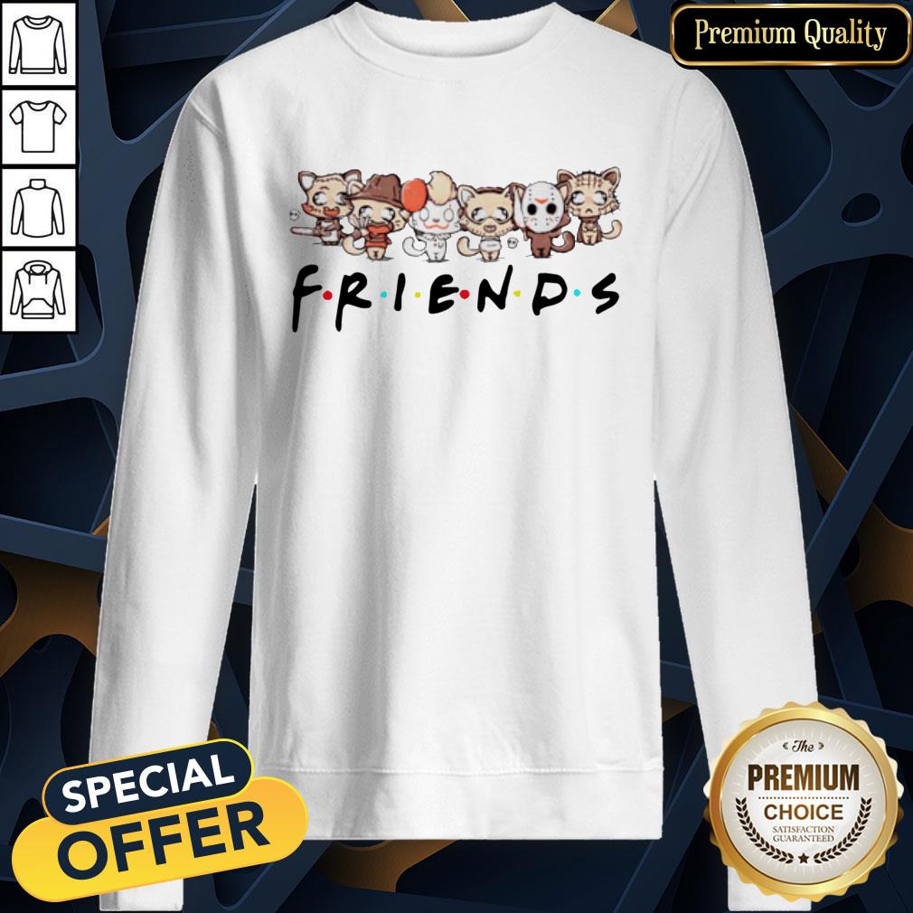 Horror Characters Cat Friends Shirt