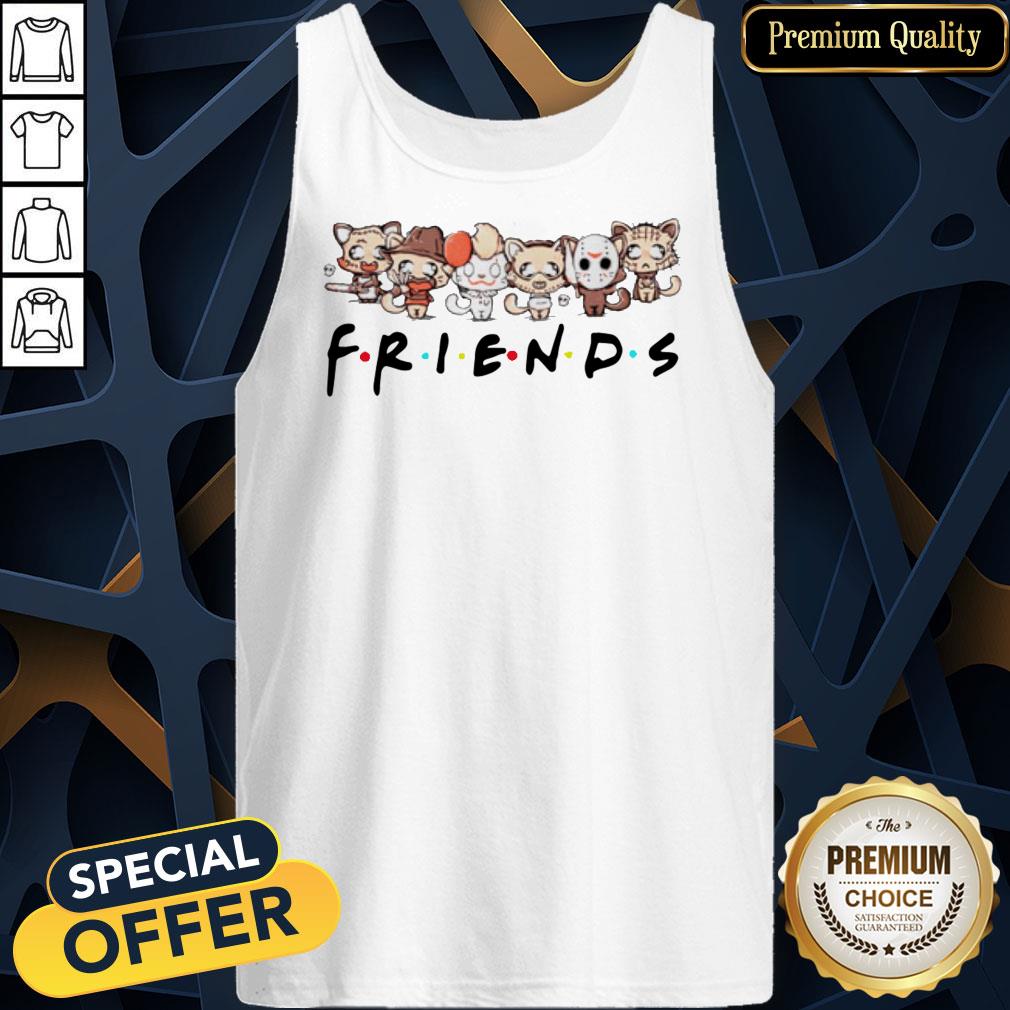 Horror Characters Cat Friends Shirt