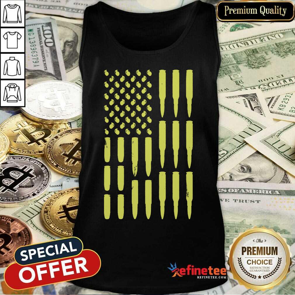 Hot American Bullet Flag Shirt