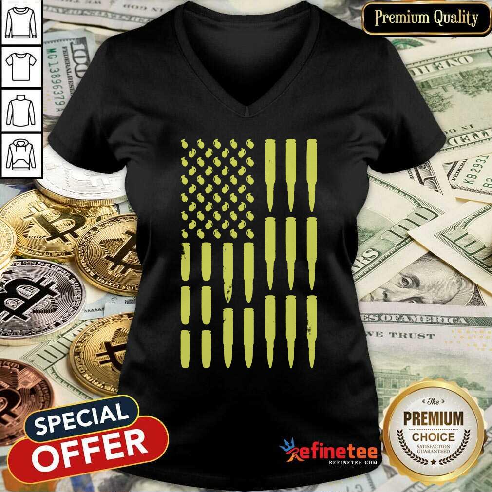 Hot American Bullet Flag Shirt