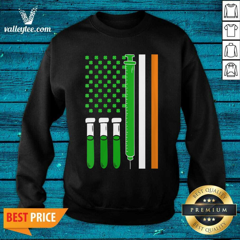 Hot American Flag Shamrock Clover St Patricks Day Mexico Shirt