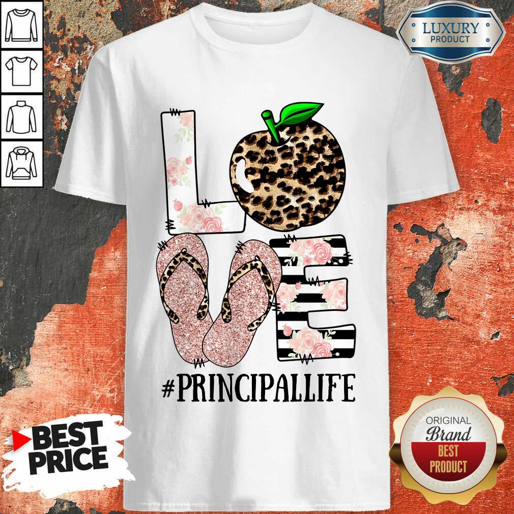 Hot Apple Leopard Love Principal Life Shirt