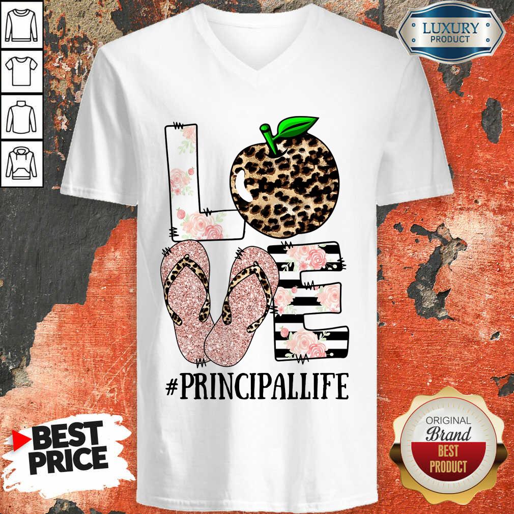 Hot Apple Leopard Love Principal Life Shirt