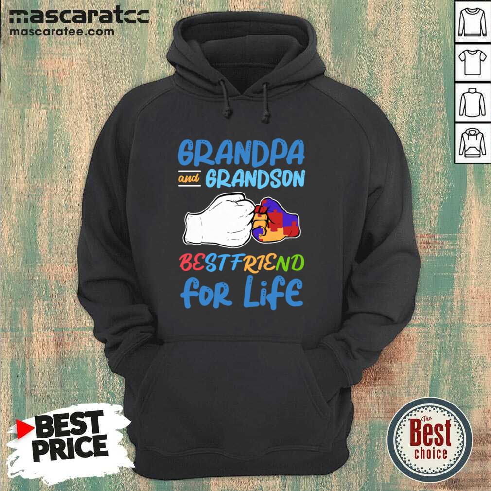 Hot Autism Grandma And Grandson Best Friend For Life Shirt