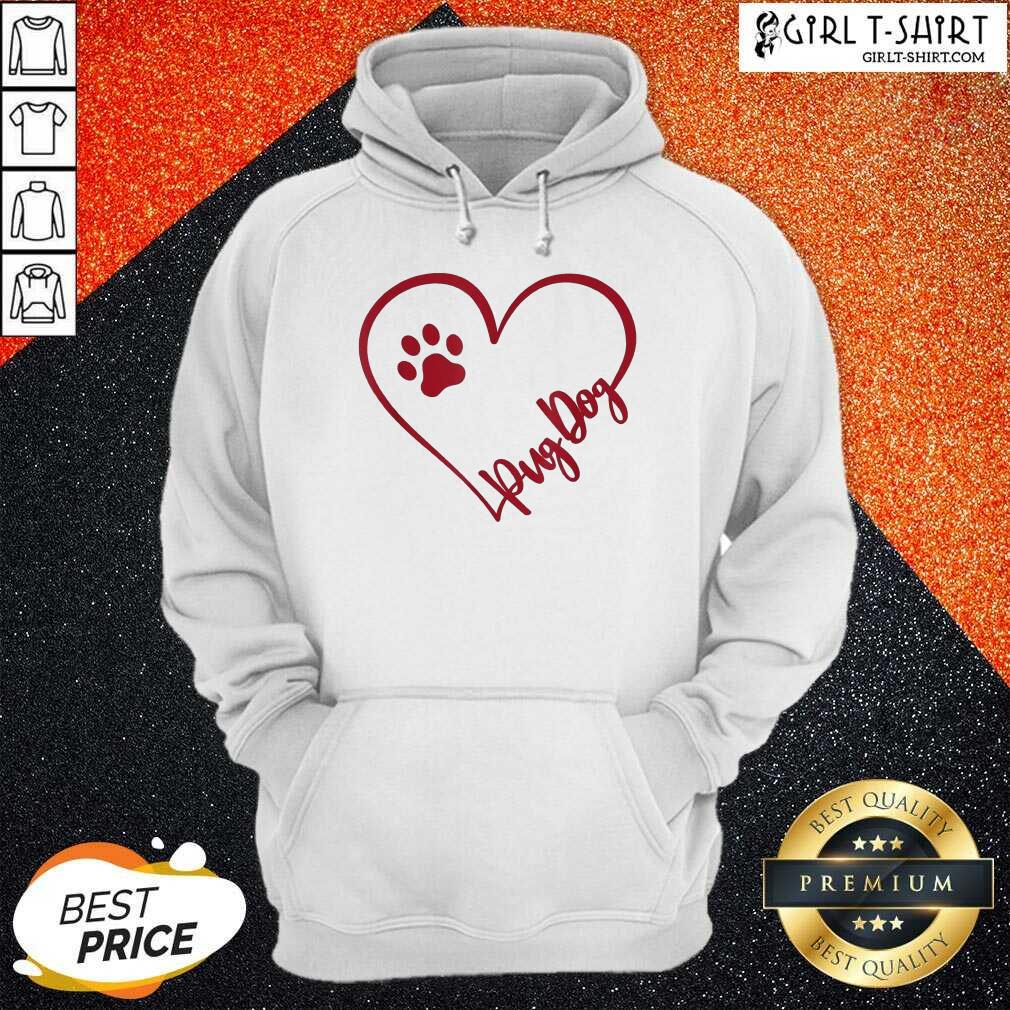 Hot Cute Pug Dog Valentinsgift Valentines Day Mom Shirt