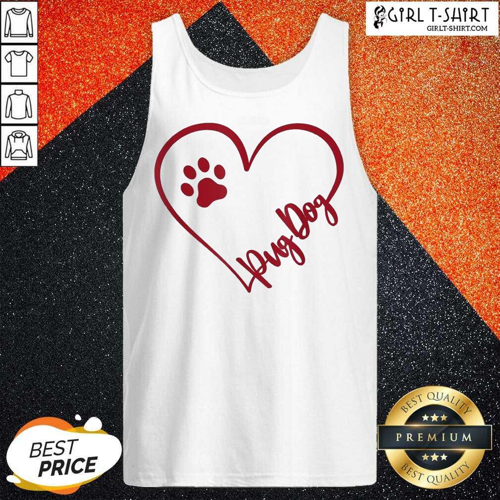 Hot Cute Pug Dog Valentinsgift Valentines Day Mom Shirt