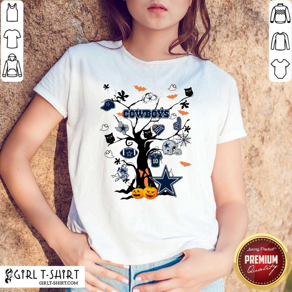 Hot Dallas Cowboys And Ghost On Tree Shirt