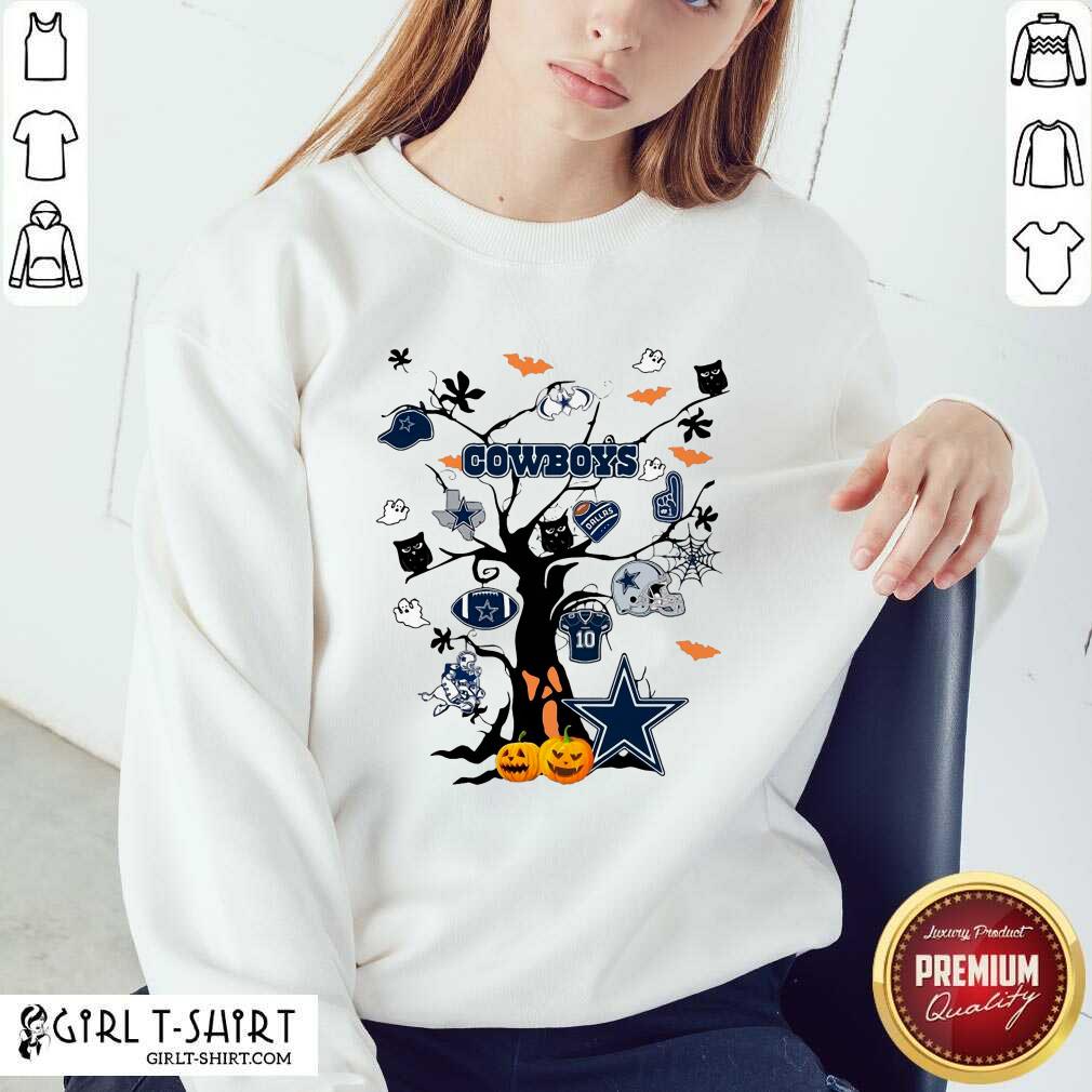 Hot Dallas Cowboys And Ghost On Tree Shirt