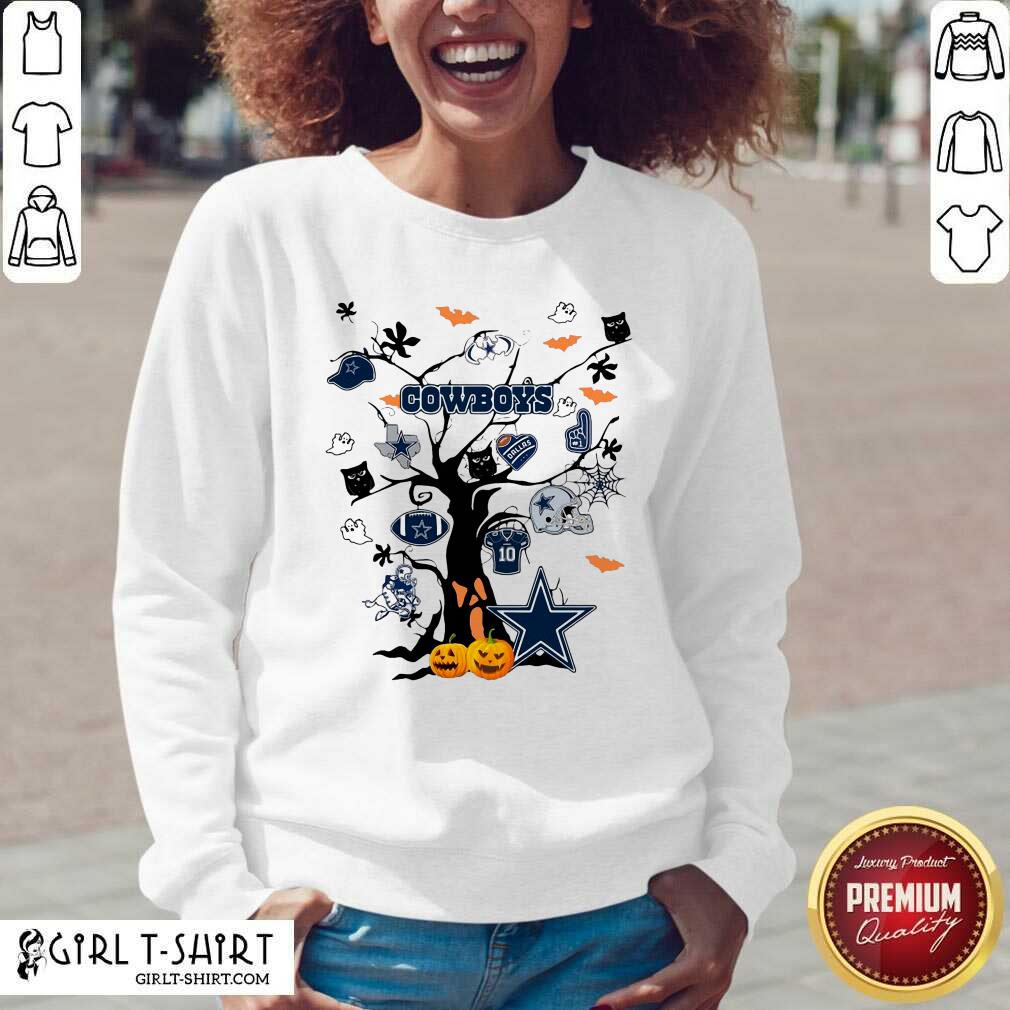 Hot Dallas Cowboys And Ghost On Tree Shirt