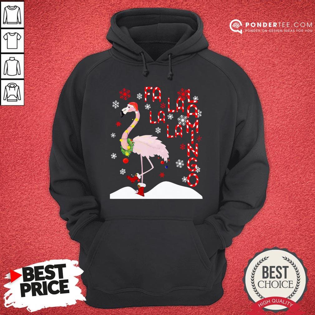 Hot Fa La La La Mingo Flamingo For Christmas Xmas Shirt