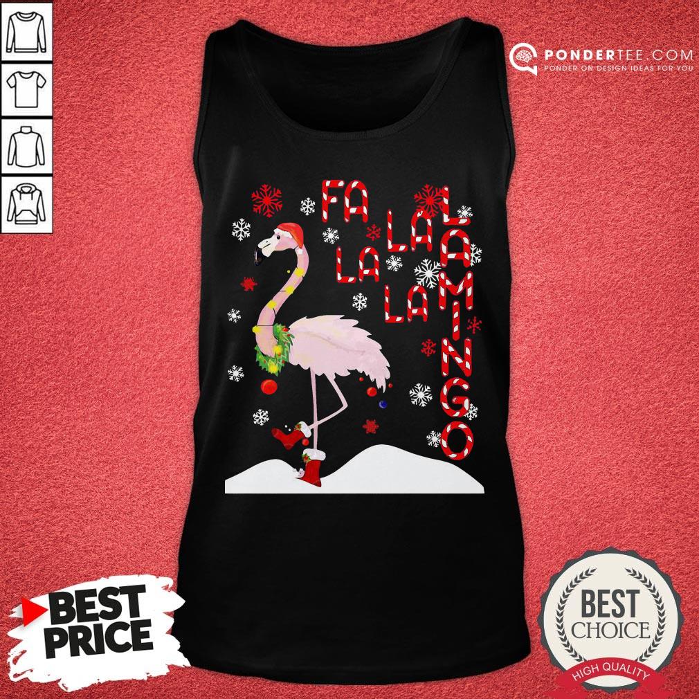 Hot Fa La La La Mingo Flamingo For Christmas Xmas Shirt